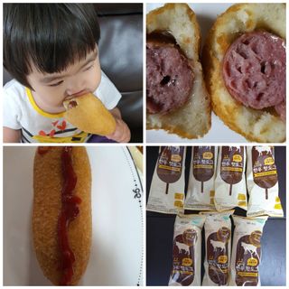 오마뎅 한우핫도그 — 5점을 준 리뷰어가 2021년 5월 올린 사용 사진