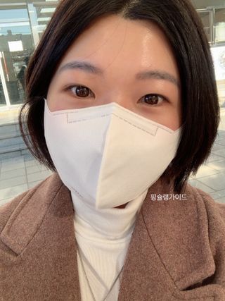 앤365 [ANN365LENS] 저스트 블랙, 초코 2종 중 택일 — 5점을 준 리뷰어가 2021년 12월 올린 사용 사진