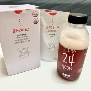 클린24시간 1BOX(5포) + 전용보틀(500ml) — 5점을 준 리뷰어가 2022년 8월 올린 사용 사진