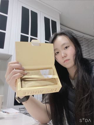 디오르 파인화이트 — 4점을 준 리뷰어가 2022년 1월 올린 사용 사진