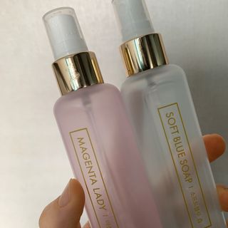 멈칫 X 최준 헤어 앤 바디미스트 소프트블루솝, 마젠타레이디 2종 — 4점을 준 리뷰어가 2021년 6월 올린 사용 사진