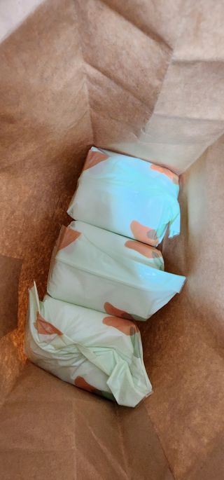 디어엘로디 유기농 무표백 건티슈 60매 — 5점을 준 리뷰어가 2022년 10월 올린 사용 사진