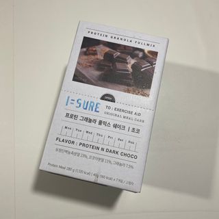 다미즐 [아이슈어] 맛있는 관리의 시작 그래놀라 풀믹스 쉐이크 4종 택 1/7일분/초콜릿, 고구마, 곡물, 바나나 — 4점을 준 리뷰어가 2021년 4월 올린 사용 사진