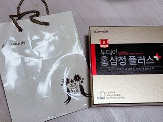 서울약사신협_투데이홍삼정플러스스틱_10g x 30포 — 5점을 준 리뷰어가 2021년 1월 올린 사용 사진