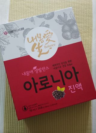 서울약사신협_내몸애생발란스아로니아_70ml x 30포 — 5점을 준 리뷰어가 2021년 7월 올린 사용 사진