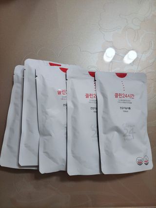 클린24시간 1BOX(5포) + 전용보틀(500ml) — 5점을 준 리뷰어가 2022년 10월 올린 사용 사진
