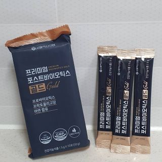 서울약사신협_프리미엄포스트바이오틱스골드_5g x 50포 — 5점을 준 리뷰어가 2021년 4월 올린 사용 사진