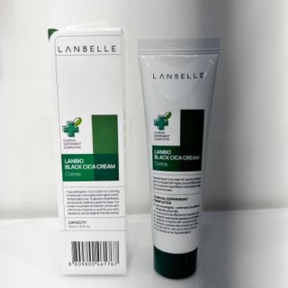 랑벨 랑바이오 블랙 시카 크림 50ml(블랙비 프로폴리스, 시카 4종, 판테놀 10 함유) — 5점을 준 리뷰어가 2023년 2월 올린 사용 사진