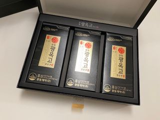 [광동제약] 광동 광옥고 홍삼 본 30포+쇼핑백 증정 — 4.5점을 준 리뷰어가 2021년 12월 올린 사용 사진