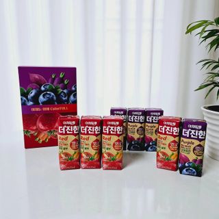 [롯데칠성] 야채듬뿍 더'진한 [롯데칠성] 야채는 이제 COLORFULL! 야채듬뿍  더 진한 레드 4개 +퍼플 4개 (총 8개) — 5점을 준 리뷰어가 2023년 6월 올린 사용 사진