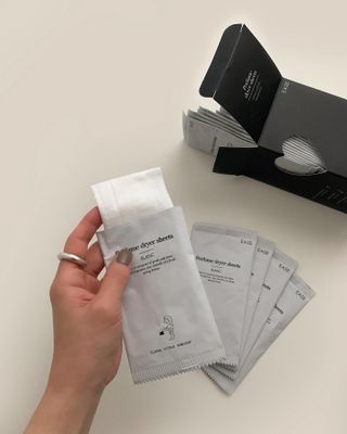[이즈라이프코스메틱] 퍼퓸 드라이어 시트 히노끼향  or 블랑향 2중 택1 30매 — 5점을 준 리뷰어가 2021년 5월 올린 사용 사진