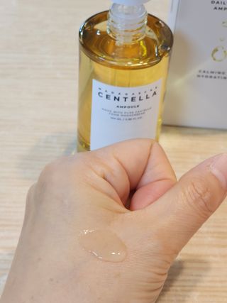 [스킨1004] 마다가스카르 센텔라 앰플 100ml — 3점을 준 리뷰어가 2024년 5월 올린 사용 사진