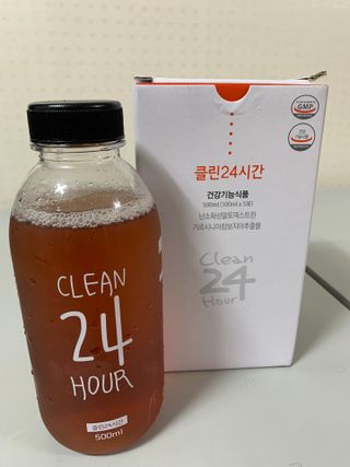 클린24시간 1BOX(5포) + 전용보틀(500ml) — 5점을 준 리뷰어가 2023년 5월 올린 사용 사진