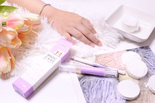 1+2 뷰젤 매직케어 손톱영양제+스톤푸셔+코인타올 셀프 네일케어 — 5점을 준 리뷰어가 2023년 3월 올린 사용 사진