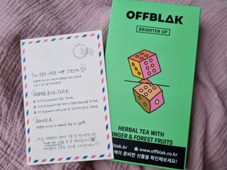 [오프블랙] 얼굴톤이 달라지는 히비스커스티 브라이튼업 — 5점을 준 리뷰어가 2022년 6월 올린 사용 사진