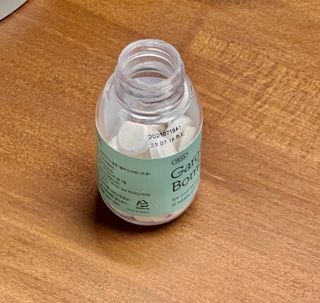 일오오오 3초 고체가글 가글밤 32정 — 4점을 준 리뷰어가 2022년 7월 올린 사용 사진