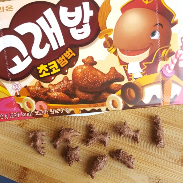 고래밥 초코범벅 리뷰 사진