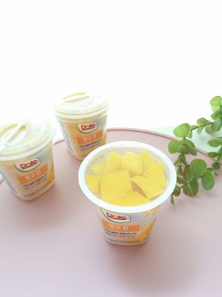 돌 MF[Dole] 파인애플컵/망고컵/복숭아컵 198g 6입X1박스 (맛 1가지 랜덤 발송) — 5점을 준 리뷰어가 2024년 5월 올린 사용 사진