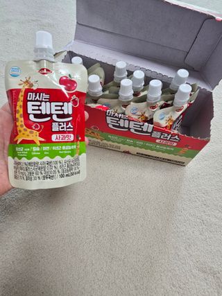 나우캠페인용 [한미사이언스] 우리 아이 튼튼, 엄마 마음 든든! 마시는텐텐 플러스 (100ml*10입) — 5점을 준 리뷰어가 2023년 12월 올린 사용 사진