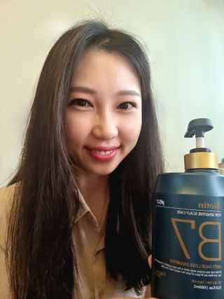 [포레스트스토리] 탈모증상완화 샴푸 1,000ml — 5점을 준 리뷰어가 2022년 6월 올린 사용 사진