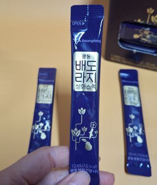 광동생활건강 나우 [광동] 배도라지 쌍화스틱 10mL x 100포 — 4.5점을 준 리뷰어가 2023년 11월 올린 사용 사진