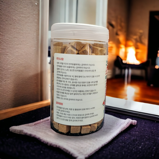 [펫시밀] 원물그대로 영양듬뿍 진공동결건조 북어트릿75g,치킨트릿100g,연어트릿75g 강아지 고양이 간식 — 5점을 준 리뷰어가 2023년 6월 올린 사용 사진