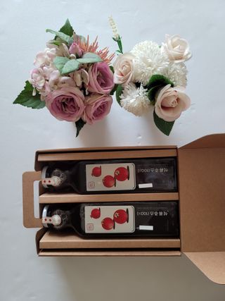 [바이윙클] 페르시아 유기농 석류 착즙주스 750ml 2병 + 선물박스 세트 — 5점을 준 리뷰어가 2022년 3월 올린 사용 사진