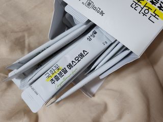 체인미 국화꽃 추출분말 에스오에스 곡류효소 과일채소 17종 혼합 분말 스틱 — 5점을 준 리뷰어가 2022년 1월 올린 사용 사진