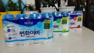 LIVE 매일바이오 썬화이버 드링킹 요거트 — 5점을 준 리뷰어가 2022년 8월 올린 사용 사진