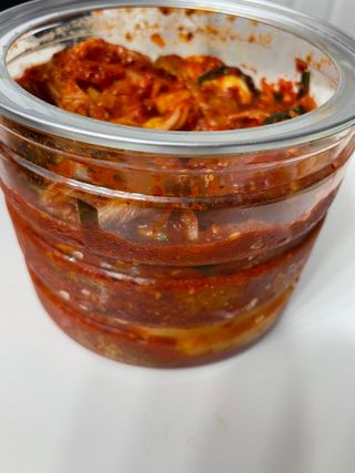 셰프애찬 알배기 겉절이 김치 1kg — 5점을 준 리뷰어가 2022년 11월 올린 사용 사진