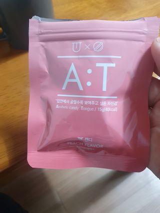입 냄새 완화에 도움을 주는 에티켓 캔디 복숭아맛 앳캔디 — 5점을 준 리뷰어가 2021년 1월 올린 사용 사진