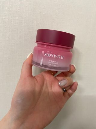 SOONWITH 바이오 수퍼 아쿠아 하이드로 젤 크림 — 4점을 준 리뷰어가 2021년 3월 올린 사용 사진