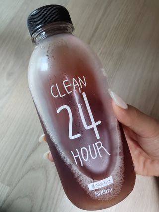 클린24시간 1BOX(5포) + 전용보틀(500ml) — 5점을 준 리뷰어가 2022년 8월 올린 사용 사진