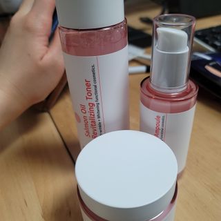 아이앤립 / EYENLIP 아이앤립 연어오일 리바이탈라이징 토너+앰플+크림 3종 세트 — 5점을 준 리뷰어가 2021년 5월 올린 사용 사진