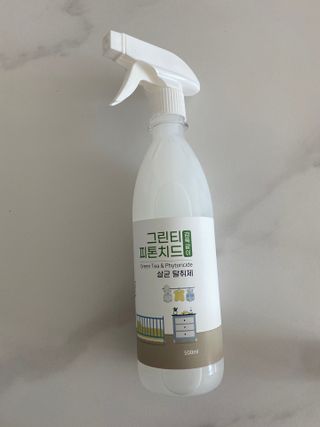 [엠메이데이] 그린티 피톤치드 감쪽같이 500ml + 손소독액 50ml — 5점을 준 리뷰어가 2022년 2월 올린 사용 사진