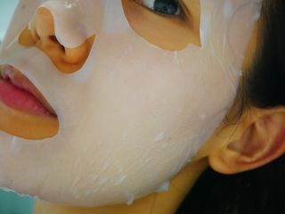 리브얼 | LIVALL 바이오셀룰로오스 마스크 레스트 앤 글로우 듀오 33ml  (2매) & 블루미 레스트 포션 — 5점을 준 리뷰어가 2022년 8월 올린 사용 사진