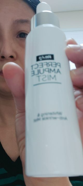 리생 [Re생] 퍼팩트 앰플 이중 기능성 미스트 100ml  피부미백 주름개선 = 총 2개 200ml 증정 — 5점을 준 리뷰어가 2021년 9월 올린 사용 사진