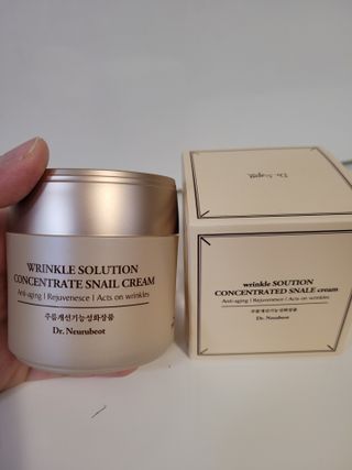 Dr.느루벗 느루벗 링클 솔루션 콘센트레이트 스네일 탄력 달팽이 크림 80g — 5점을 준 리뷰어가 2021년 4월 올린 사용 사진