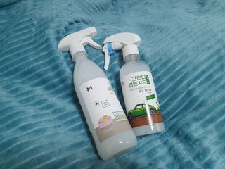 [엠메이데이] 그린티 피톤치드 감쪽같이 500ml + 손소독액 50ml — 4.5점을 준 리뷰어가 2021년 12월 올린 사용 사진