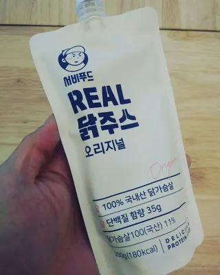 서비푸드 리얼 닭주스 오리지널 200g 1세트 10개입 — 5점을 준 리뷰어가 2022년 1월 올린 사용 사진