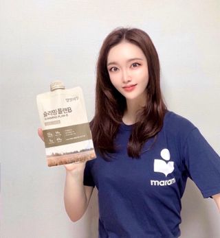 일일하우 슬리밍 플랜B 고소한 귀리맛, 진한 카카오맛 (체중조절식) — 5점을 준 리뷰어가 2023년 6월 올린 사용 사진