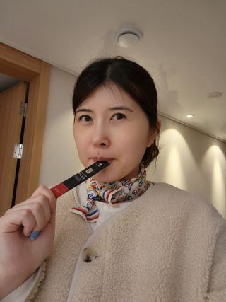 [푸름웰니스] 프리미엄 6년근 홍삼스틱 3mg x 100포 — 5점을 준 리뷰어가 2022년 3월 올린 사용 사진