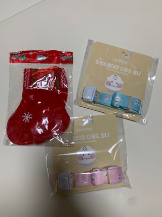 유비맘 젖병 빨대컵 다용도 홀더 1+1 _ 컬러 랜덤 발송 — 4점을 준 리뷰어가 2020년 12월 올린 사용 사진