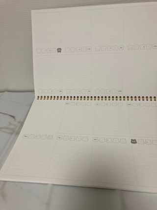 리훈 곰부 체크리스트+ 곰부 리무버블스티커 1장 — 5점을 준 리뷰어가 2021년 6월 올린 사용 사진