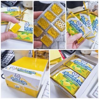 마요라 히말라야 솔트 캔디 2종-페퍼민트 맛, 라임민트 맛 — 4점을 준 리뷰어가 2023년 1월 올린 사용 사진