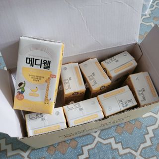 메디웰 페디아드링크 미니 바나나맛 — 4점을 준 리뷰어가 2022년 8월 올린 사용 사진