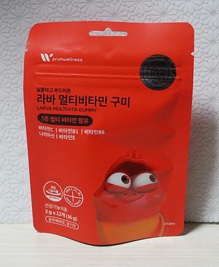 [푸름웰니스] 라바 멀티비타민 구미 36g — 5점을 준 리뷰어가 2022년 3월 올린 사용 사진
