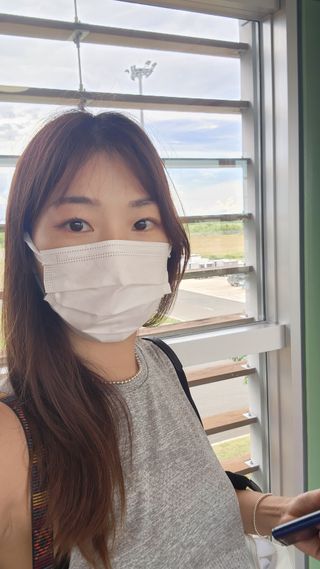 케이퓨리 KF80 덴탈 귀편한 숨쉬기편한 마스크 50매 — 5점을 준 리뷰어가 2022년 10월 올린 사용 사진