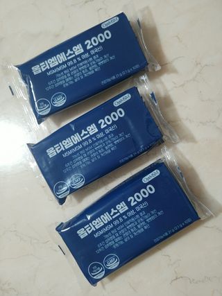 바른비타민 옵티엠에스엠2000 1박스 60포 관절 연골 복합건강기능식품 — 4점을 준 리뷰어가 2021년 6월 올린 사용 사진