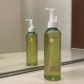 스킨큐어 산다화 순한 클렌징 동백 오일 200ml — 5점을 준 리뷰어가 2023년 4월 올린 사용 사진